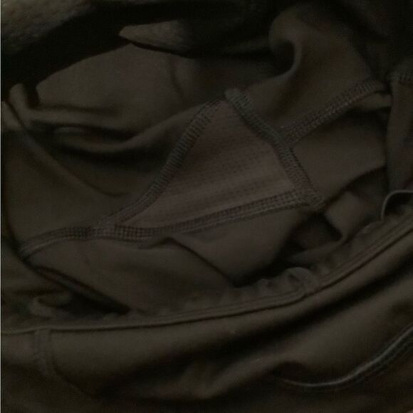 Athleta 9” contender shorts black EUC XS side zip pockets never end drawstring - Picture 10 of 12